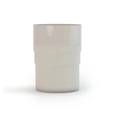 GAMRAT PCV Złączka rury spustowej 63 mm - BIEL